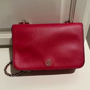 Tory Burch Vibrant Red Crossbody Bag